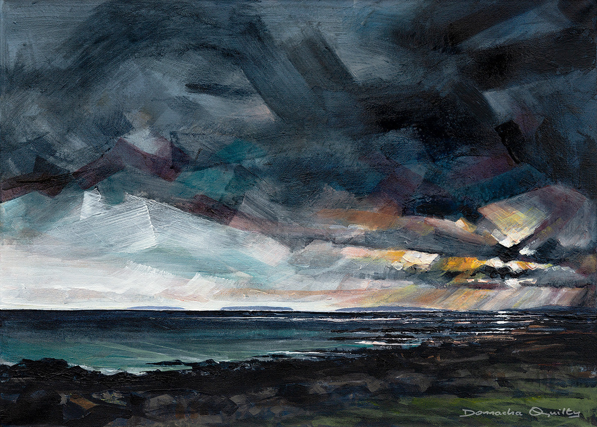 Passing Rain, Aran Islands. Print, 50 x 70cm.