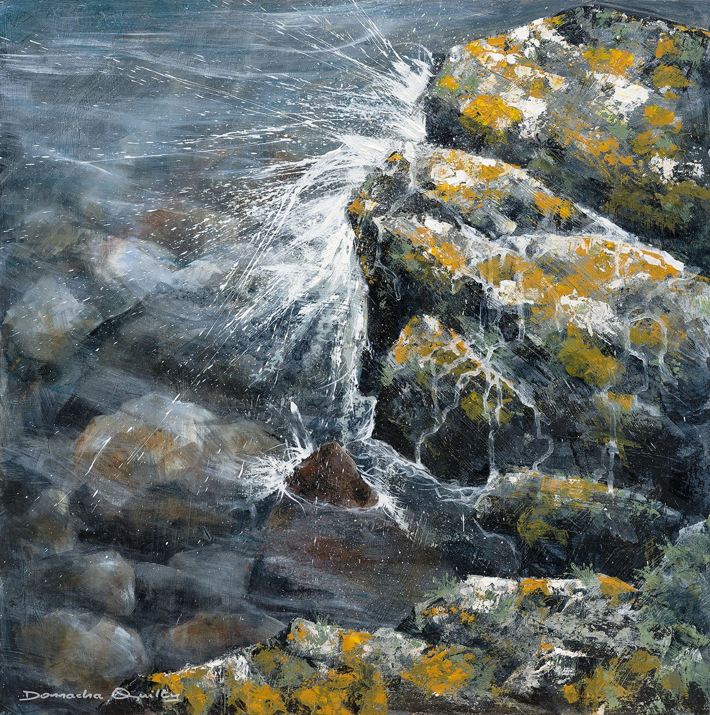 Furbo Shore, Galway Bay. Print, 50 x 50cm.