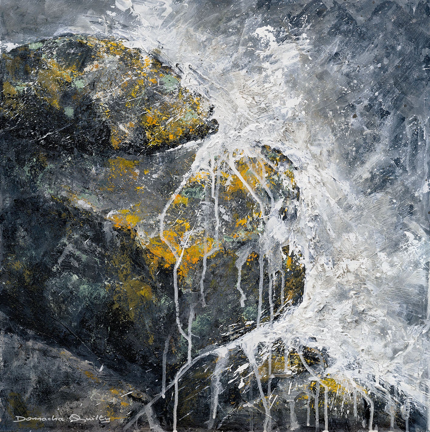 Sea Spray, Galway Bay. Print, 50 x 50cm.