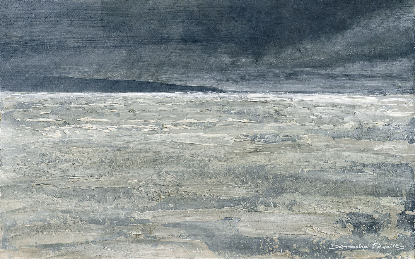 Troubled Water, Galway Bay. Print, 31 x 50cm.